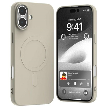 MERCURY ETUI CASE DO IPHONE 16PLUS SEMI-SILICONE DO MAGSAFE 6,7 KAMIENNY