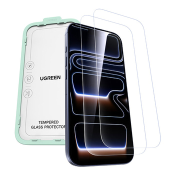 UGREEN SZKŁO HARTOWANE DO IPHONE 17 PRO MAX 2 SZTUKI OCHRONNE WYSOKA