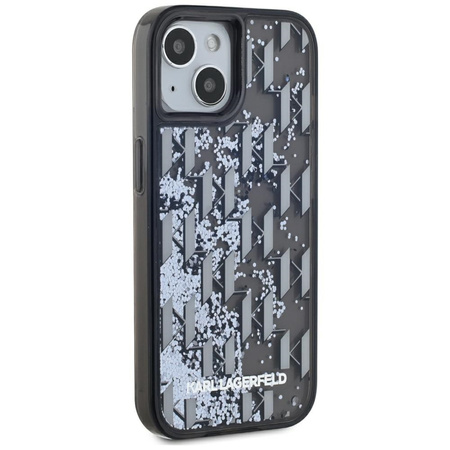 KARL LAGERFELD ETUI LIQUIDE GLITTER MONOGRAM GRADIENT DO IPHONE 15 OCHRONNE