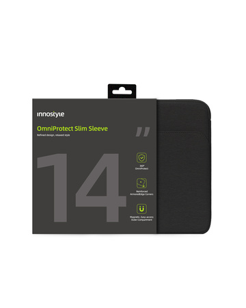 INNOSTYLE TORBA NA LAPTOPA 14 WODOODPORNA ETUI OMNIPROTECT SLIM CZARNA
