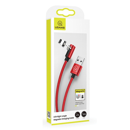 USAMS KABEL DO LIGHTNING 1M MAGNETYCZNY DO IPHONE 12 13 14 1M SJ444USB02