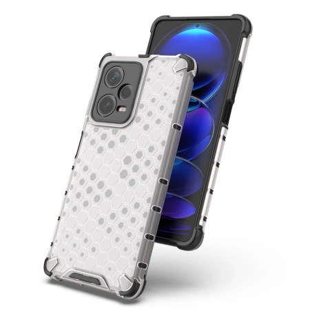 HURTEL HONEYCOMB PANCERNE ETUI DO XIAOMI REDMI NOTE 12 PRO+ HYBRYDOWY