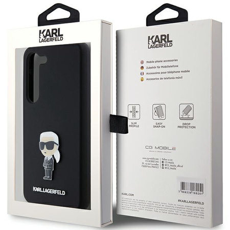 KARL LAGERFELD ETUI HARDCASE DO IPHONE 13 PRO MAX CHOUPETTE HEAD & MONOGRAM