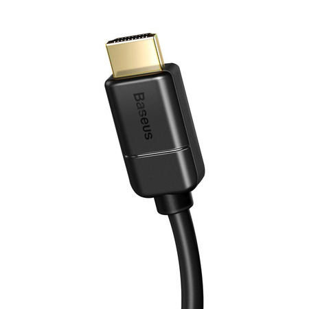 Baseus kabel przewód HDMI 2.0 4K 60 Hz 3D HDR 18 Gbps 3 m czarny (CAKGQ-C01)