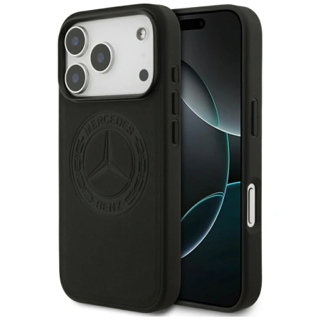 MERCEDES ETUI MAGSAFE DO IPHONE 17 PRO LEATHER VINTAGE LOGO WYSOKIEJ
