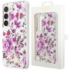 Etui Guess GUHCS23MHCFWST S23+ S916 - białe Flower Collection