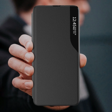 HURTEL ECO LEATHER CASE DO SAMSUNG GALAXY S22+ Z KLAPKĄ I FUNKCJĄ PODSTAWKI