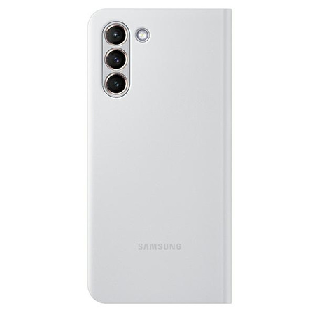 Etui Samsung EF-NG996PJ S21+ G996jasno szary/light gray LED View Cover