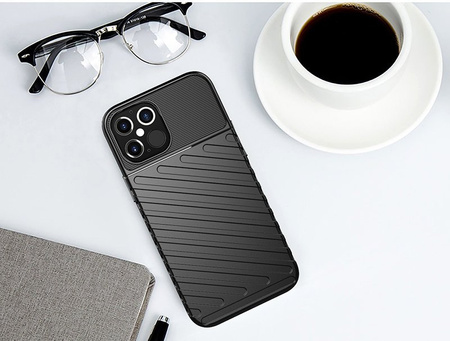 Thunder Case elastyczne pancerne etui pokrowiec Nokia 5.4 czarny