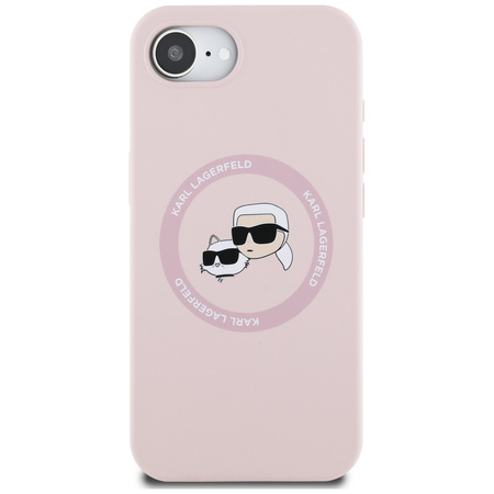 KARL LAGERFELD ETUI SILIKONOWE KARL&CHOUPETTE HEADS DO IPHONE 16E DO
