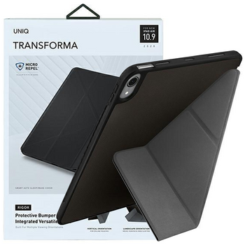 UNIQ etui Transforma Rigor iPad Air 10,9 (2020) szary/charcoal grey Antimicrobial