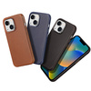 Dux Ducis Naples etui iPhone 14 Plus magnetyczny skórzany pokrowiec MagSafe brązowe