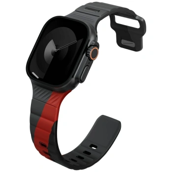 Pasek UNIQ Stride De Rubber na Apple Watch 44 / 45 / 46 / 49 mm - szary
