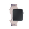 38/40/41/42 mm Latte (small) - 3mk Silicone Watch Strap for Apple
