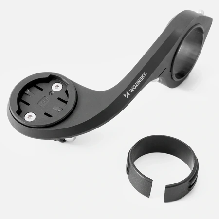 Uchwyt rowerowy Wozinsky WUG-01B na licznik Garmin na kierownicę na kamerkę lampkę - czarny