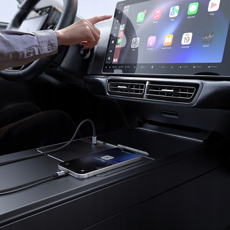 MCDODO KABEL USB-C SZYBKIE ŁADOWANIE DO IPHONE LIGHTNING 36W 1M LED CZARNY