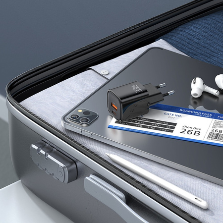 MCDODO SZYBKA ŁADOWARKA SIECIOWA DO TELEFONU ZASILACZ 2X USB USB-C 33W GAN