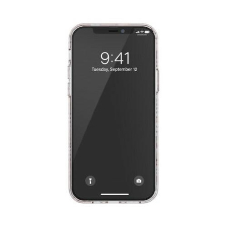 Diesel Snap Case Clear AOP iPhone 12 ProMax czerwono-szary/red-grey 42568