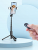 Double Shot kijek, selfie stick, tripod, bluetooth, statyw, bia³y, McDodo