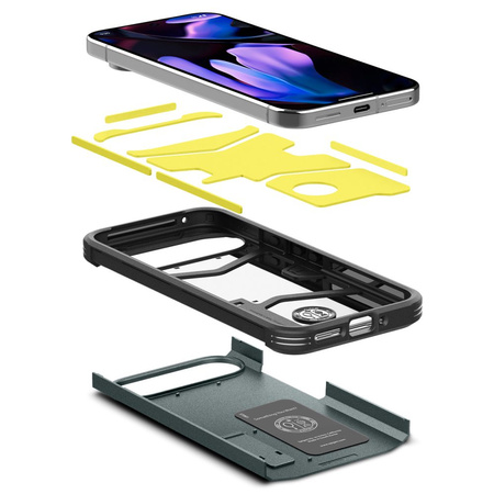 SPIGEN POKROWIEC TOUGH ARMOR DO GOOGLE PIXEL 9 9 PRO OCHRONA ANTYWSTRZĄSOWA