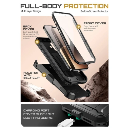 SUPCASE ETUI UB PRO DO IPHONE 17 POKROWIEC ODPORNY NA WSTRZĄSY