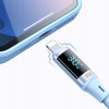 MCDODO KABEL Z WYŚWIETLACZEM USB-C LIGHTNING 36W 1M DO IPHONE 13 14 RÓŻOWY