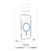 Etui Puro Lite Mag TPU+PC kompatybilne z MagSafe na iPhone 17 - przezroczyste z niebieskim pierścieniem