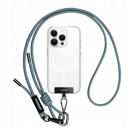 INNOSTYLE SMYCZ DO TELEFONU NA SZYJE WKŁADKA CROSSBODY MOCNA ZIELONA 6MM