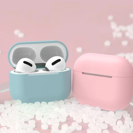 HURTEL ETUI DO AIRPODS 1 2 SILIKONOWY POKROWIEC Z BRELOKIEM KARABIŃCZYK