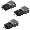 Adapter Energea TravelWorld 1A1C 25W czarny gunmetal