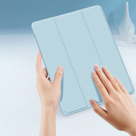 Dux Ducis Toby etui iPad 10.9'' 2022 (10 gen.) pokrowiec z miejscem na rysik Apple Pencil smart cover podstawka niebieskie