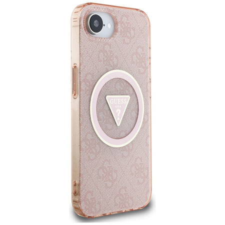 GUESS ETUI 4G CIRCLE TRIANGLE DO MAGSAFE DO IPHONE 16E ZABEZPIECZENIE I