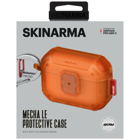 Etui Skinarma Mecha LE do AirPods Pro 3 pomarańczowy
