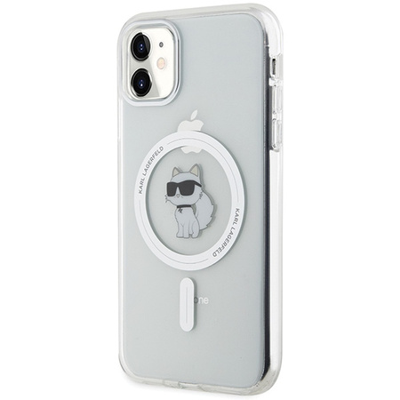 KARL LAGERFELD ETUI CASE DO IPHONE 11 XR PRZEZROCZYSTE HARDCASE DO MAGSAFE