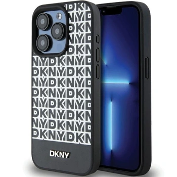 DKNY ETUI HARDCASE POKROWIEC CASE DO IPHONE 15 PRO 6 1 DO MAGSAFE CZARNY