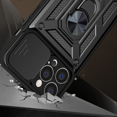 HYBRID ARMOR CAMSHIELD POKROWIEC PANCERNY DO IPHONE 14 Z OSŁONĄ NA APARAT