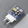 DUDAO ŁADOWARKA SIECIOWA ADAPTER PRZEJŚCIÓWKA USB A USB C DO SMARTFONA 30W