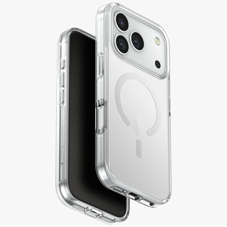 Etui UNIQ Clario do iPhone 17 Pro Magclick Charging przezroczysty