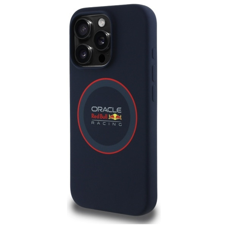 Red Bull RBHMP16X24SIILVR iPhone 16 Pro Max 6.9 hardcase granatowy/navy Silicone Red Ring MagSafe