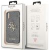 GUESS ETUI CASE DO IPHONE X XS HARD CASE Z LOGO METALICZNE OCHRONA TELEFONU