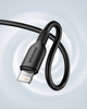 INNOSTYLE JAZZY KABEL USB-C LIGHTNING MFI SZYBKIEGO ŁADOWANIA DO IPHONE KEVLAR 1M CZARNY