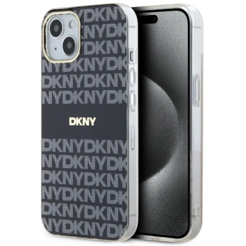 DKNY ETUI HARDCASE DO IPHONE 15 14 13 DO MAGSAFE IML MONO STRIPE CZARNE