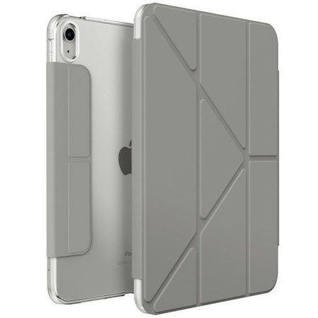 Etui Uniq Camden na iPad 10 gen. (2022) - szare fossil Antimicrobial