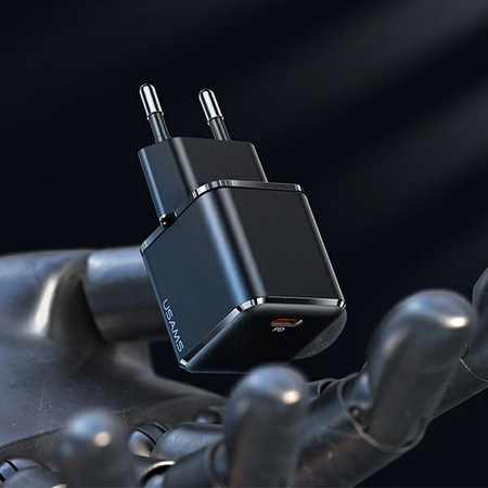 USAMS ŁADOWARKA 1XUSB-C T45 MINI DO TELEFONÓW APPLE 30W PD3.0 FAST CHARGING