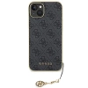 Etui Guess 4G Charms Collection do iPhone 15 Plus - szare