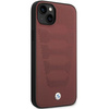 Etui BMW BMHCP14S22RPSR na iPhone 14 burgundowy/burgundy Leather Seats Pattern