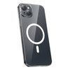 BASEUS ETUI POKROWIEC DO IPHONE 13 MAGNETIC CRYSTAL CLEAR ZESTAW CZYSZCZĄCY