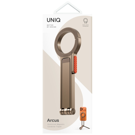 Uchwyt magnetyczny UNIQ Arcus TriPod Stand szampański