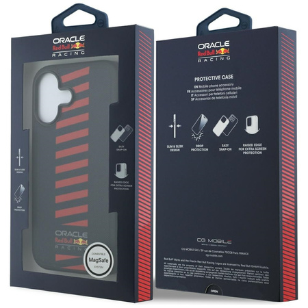 Etui Red Bull Meshed Powerbar MagSafe do iPhone 17 granatowy