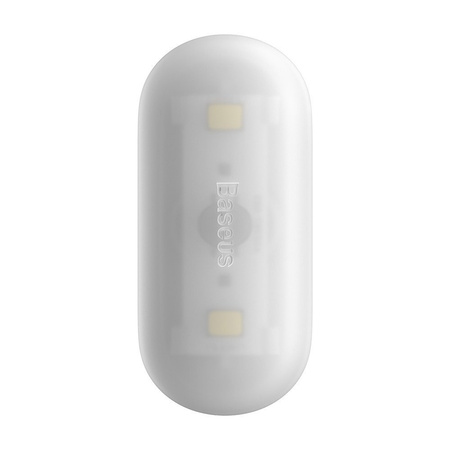 Baseus 2x samoprzylepna lampka lampa LED samochodowa biały (DGXW-02)
